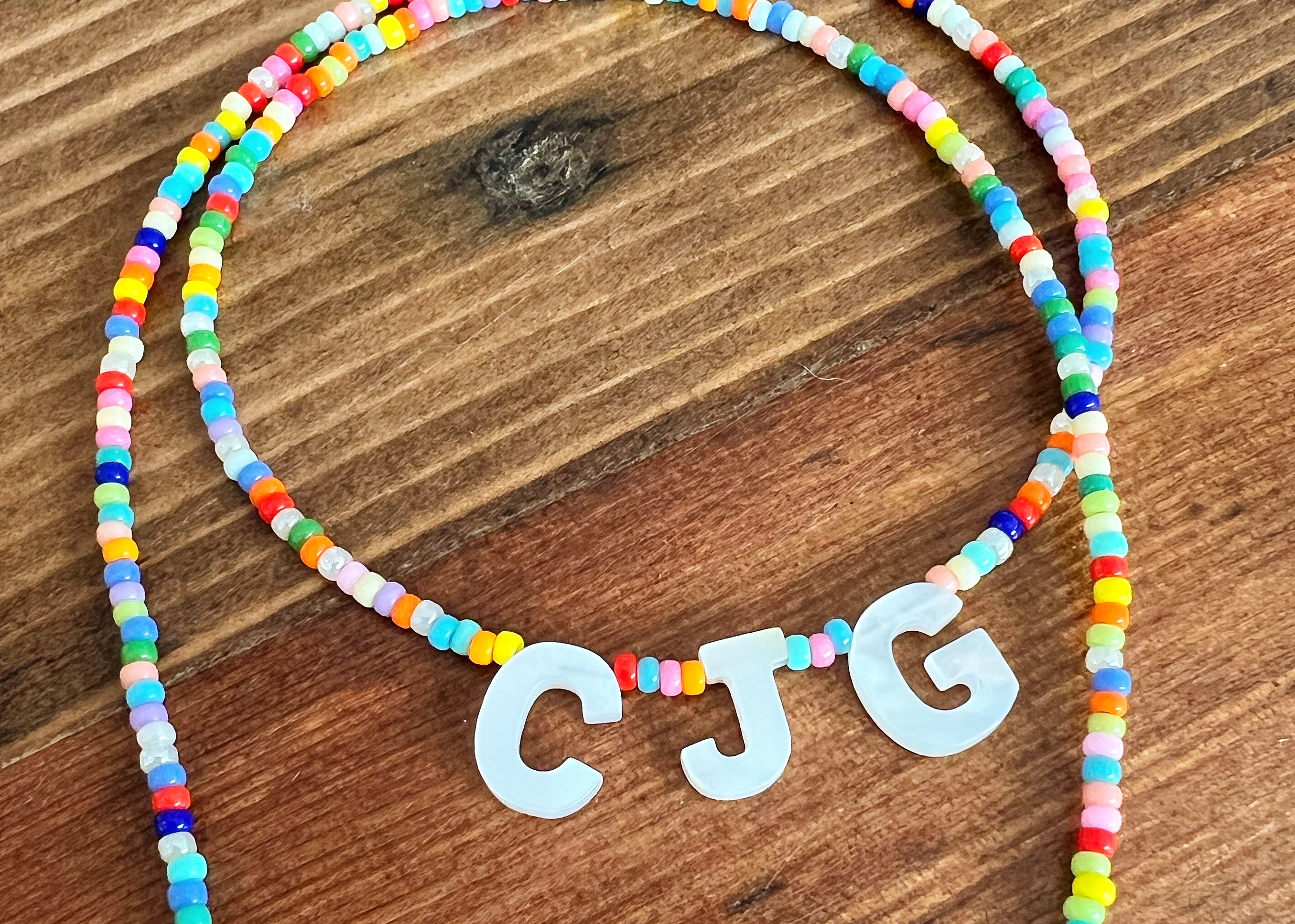 Iridescent Name Necklace
