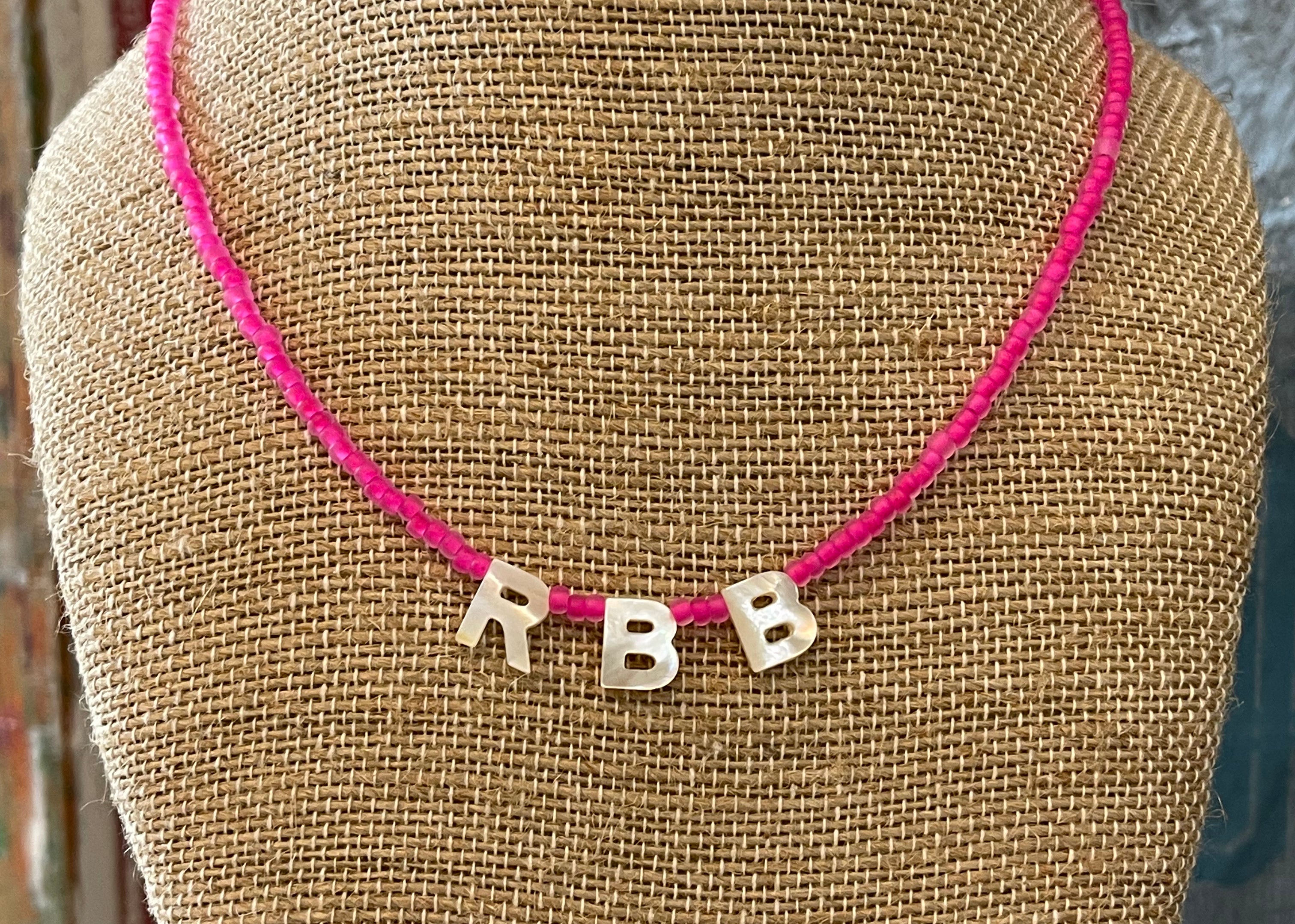 Iridescent Name Necklace